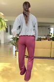 Made in Italy Beluga Soft Crop Bomber Jacket Grey Marl